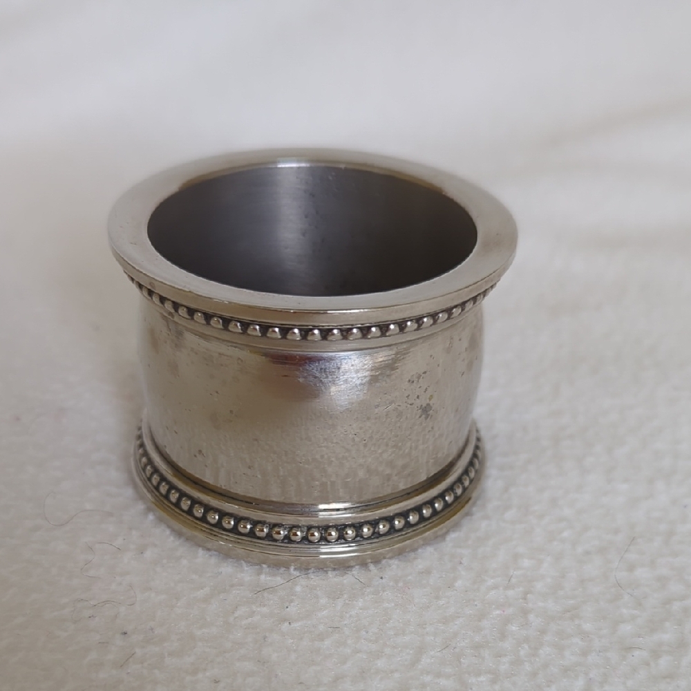 Set Of 6 Silver Napkin Rings. Set Of 6.